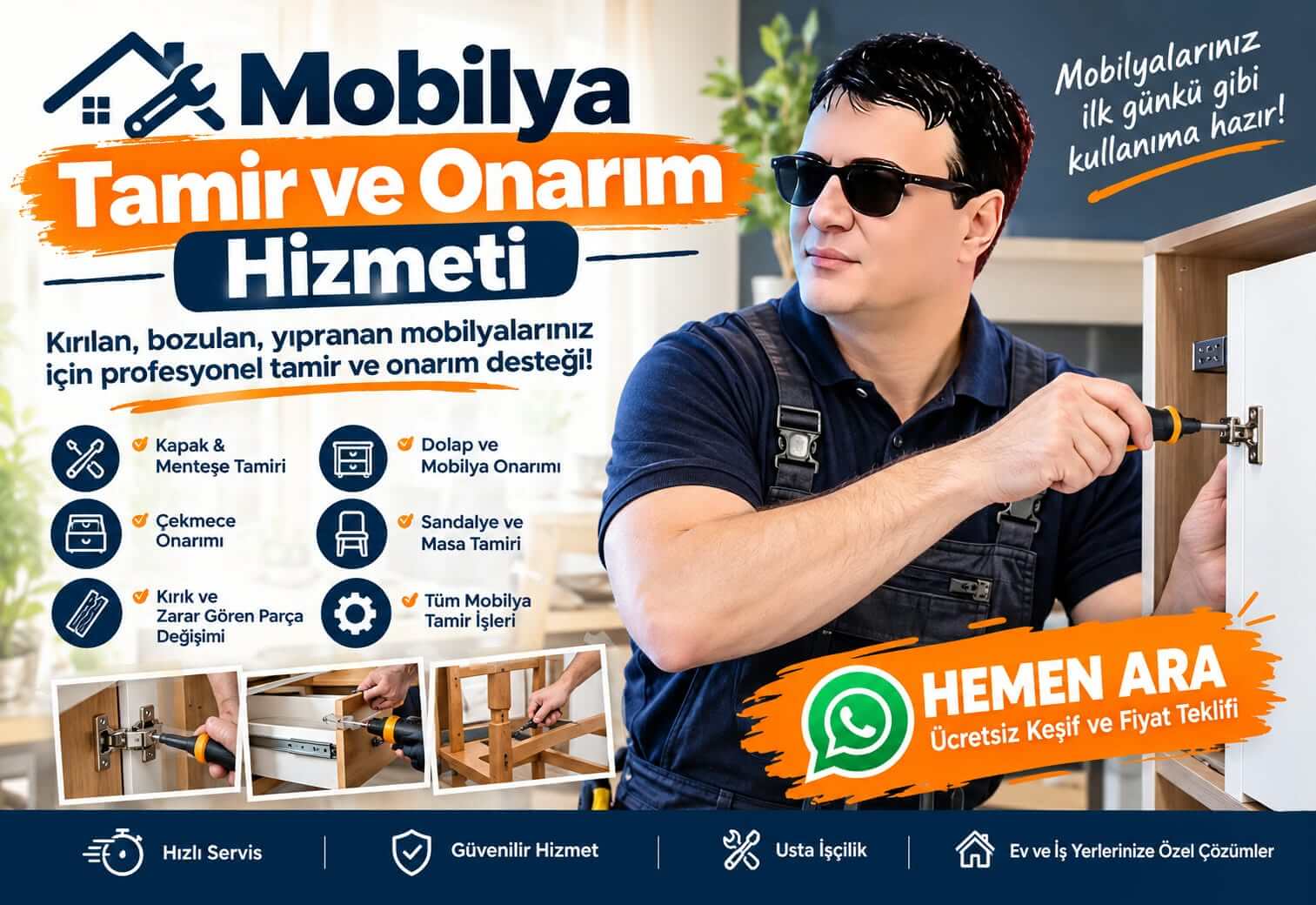 Mobilya Tamir Onarım Hizmeti